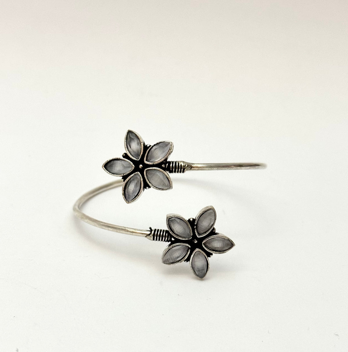 Oxidised openable Bangle
