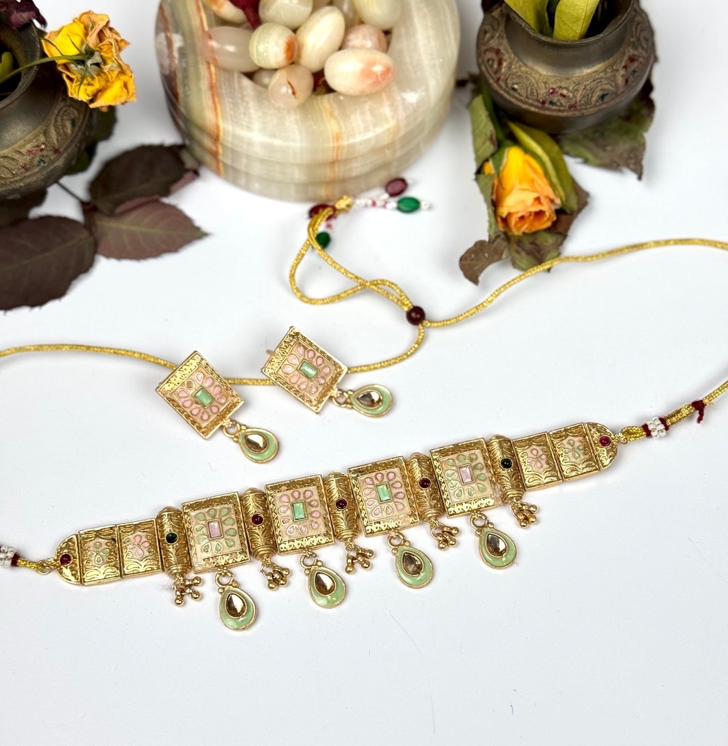Rajwadi Khushboo Choker set
