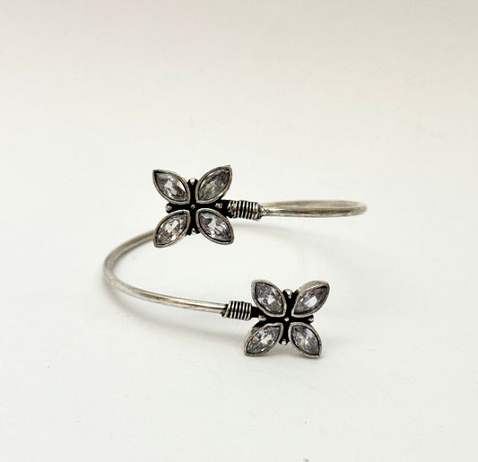 Oxidised openable Bangle