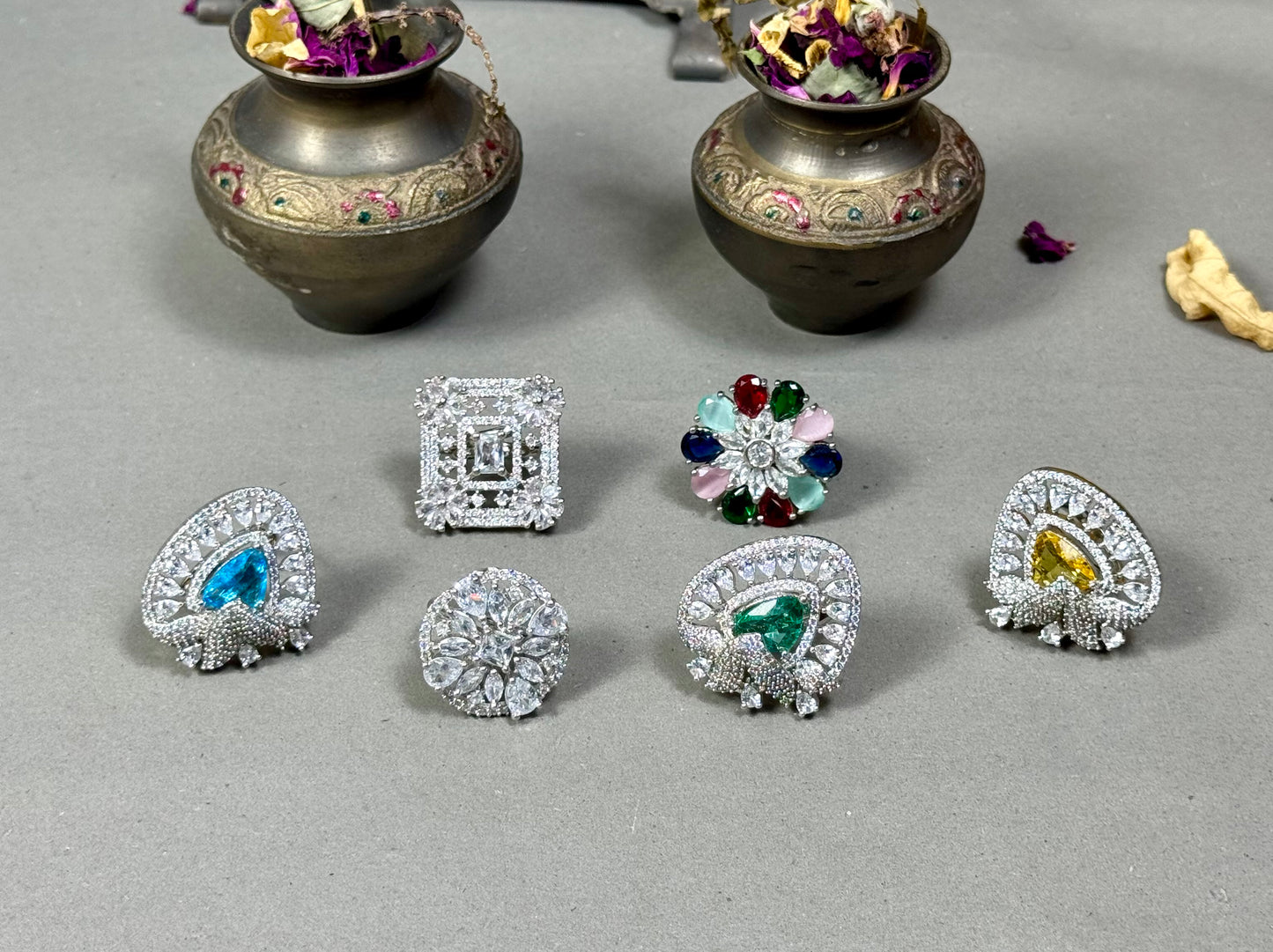 American Diamond 1 karat Rings