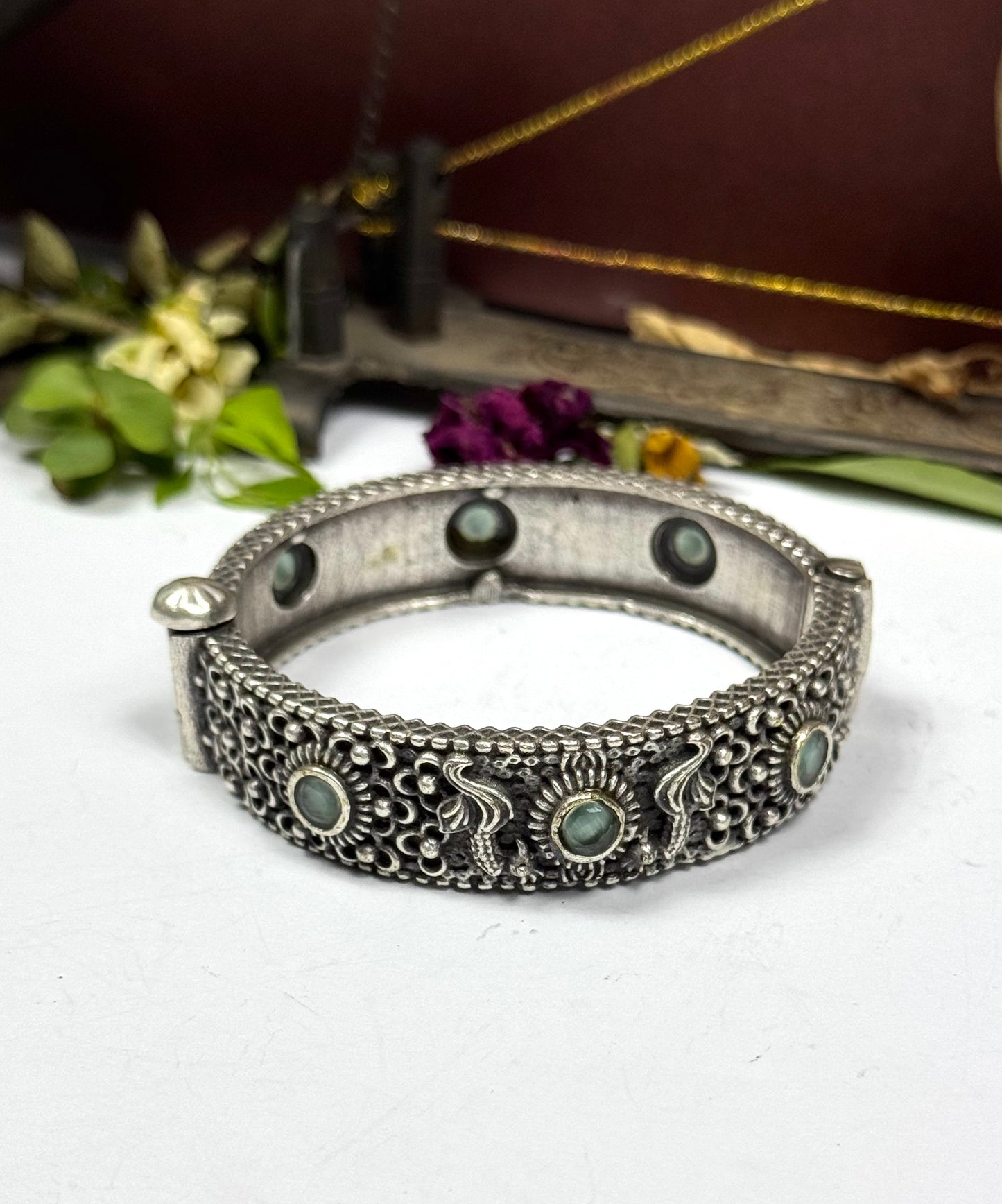 Brass made Sultana Oxidised Bangle