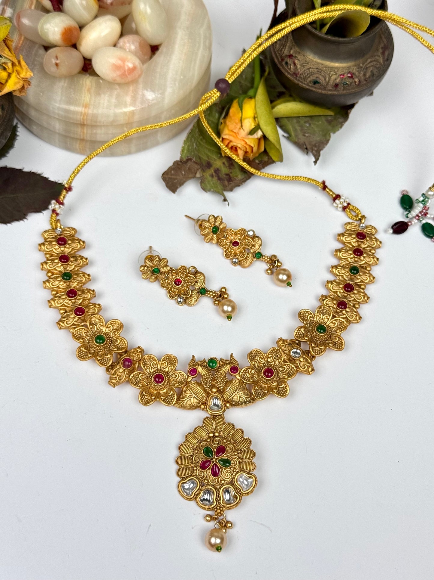 Rajwadi kiara Necklace set