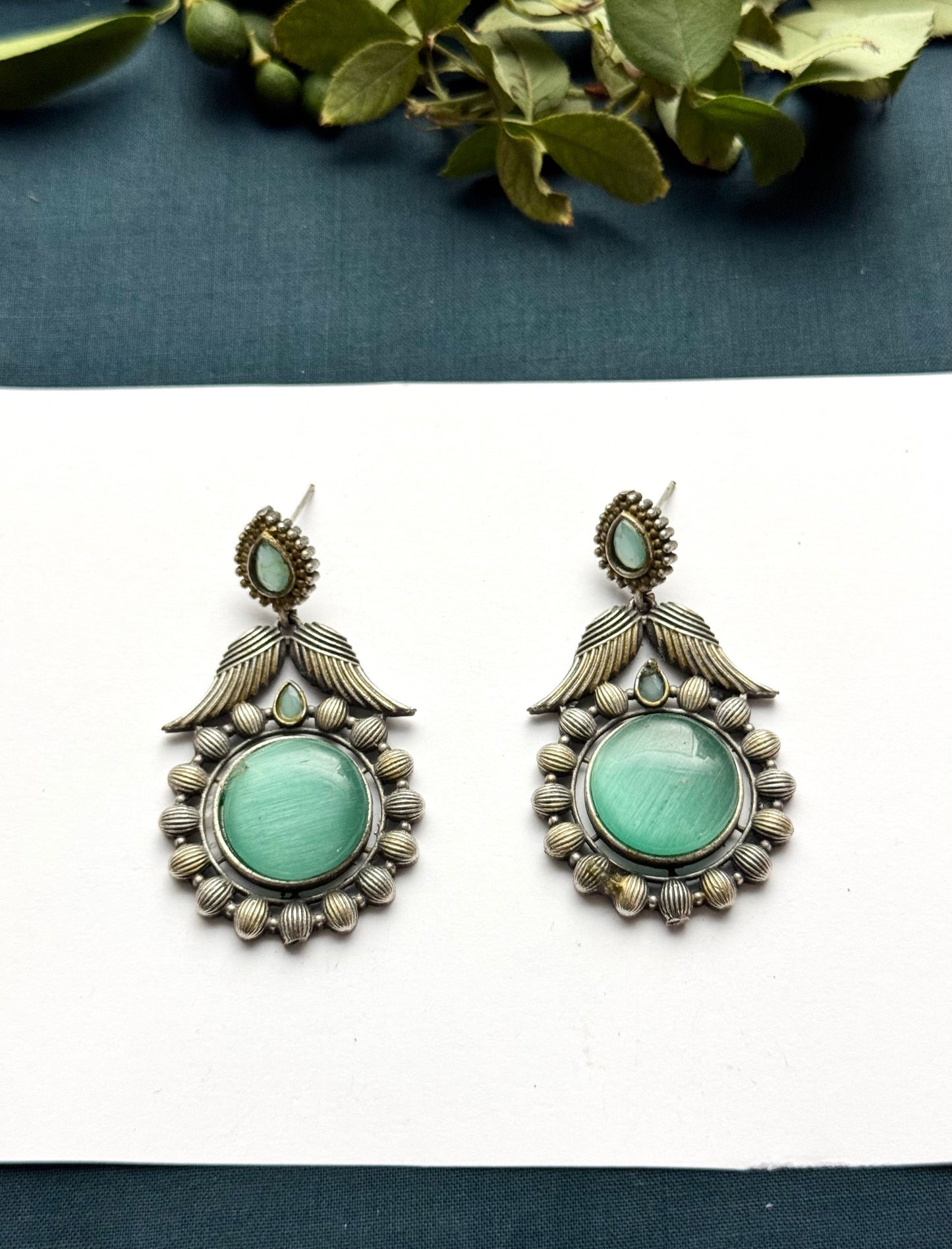 Premium Oxidised Anissa Earrings