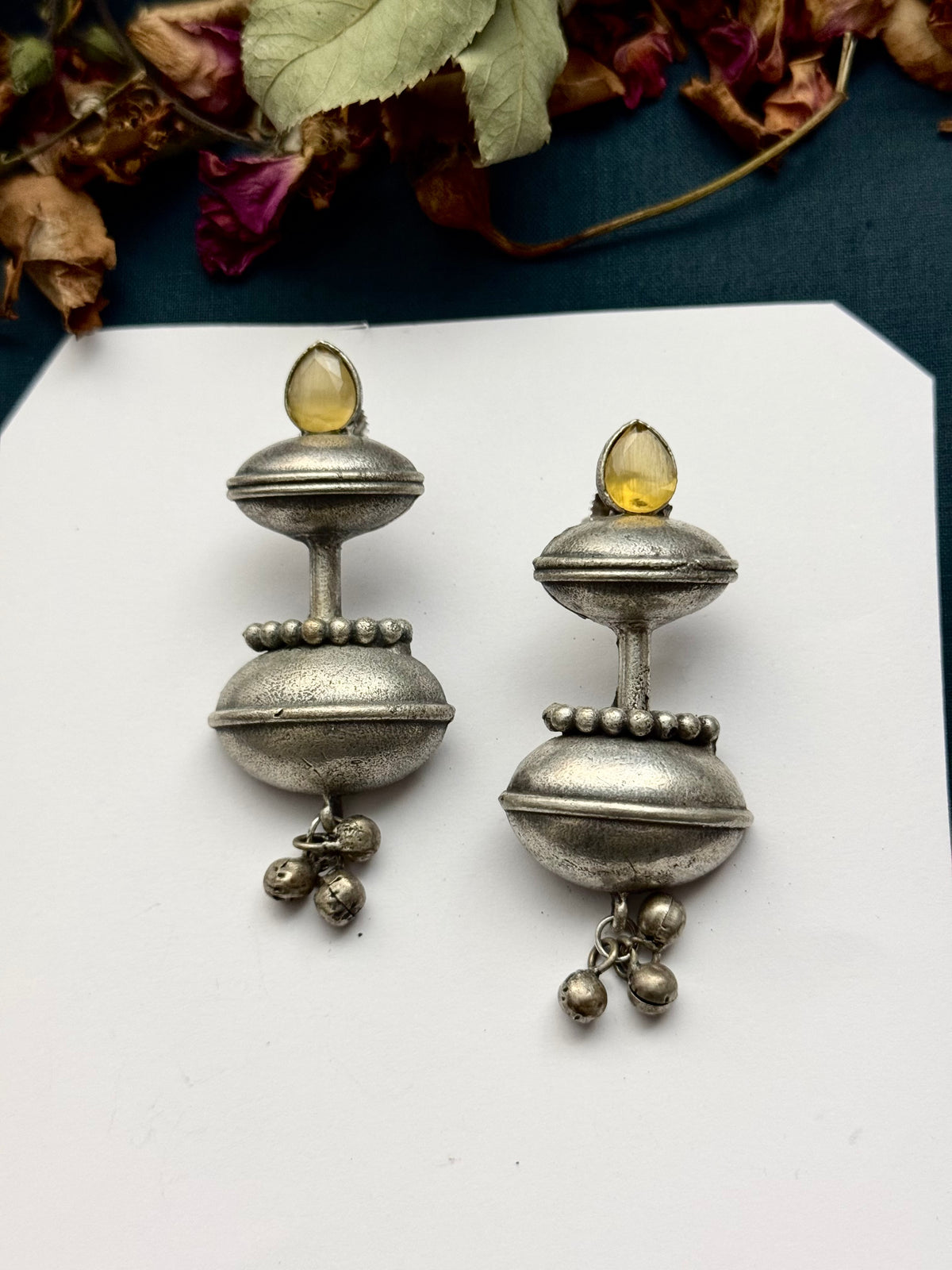Premium Brass made Oxidised Earrings