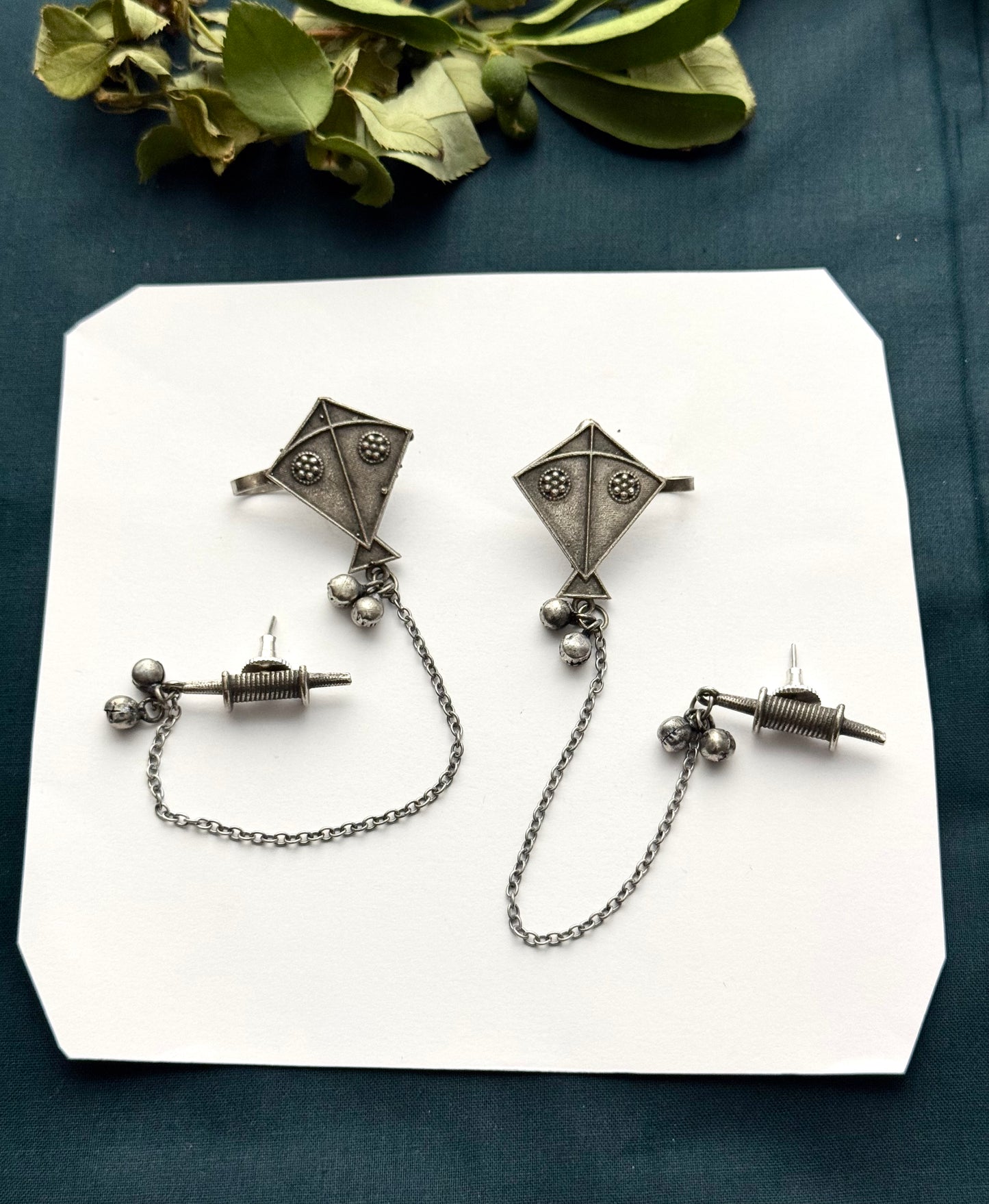 Premium Brass Made Kite Earcufs