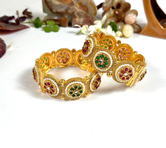 Rajwadi Openable Kara Pair