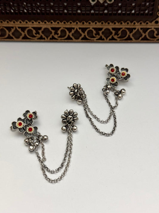Premium Brass made oxidised Earcufs