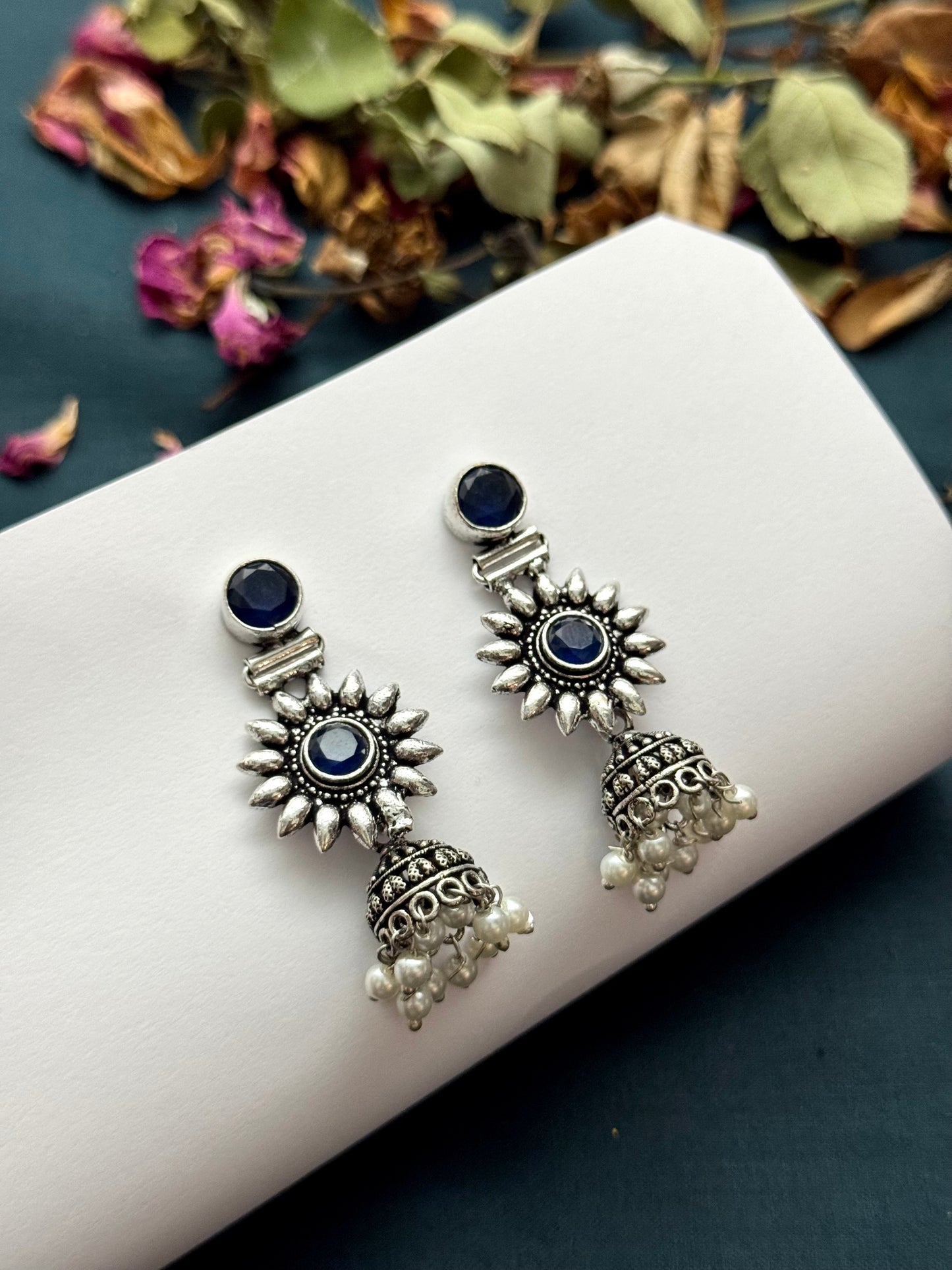 Premium Brass made oxidised Earrings