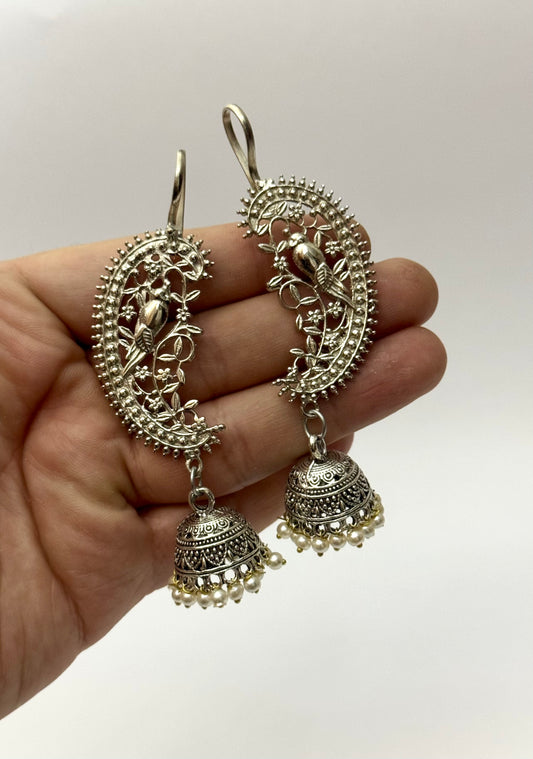 Tribal Kashmala Earcufs Jhumka