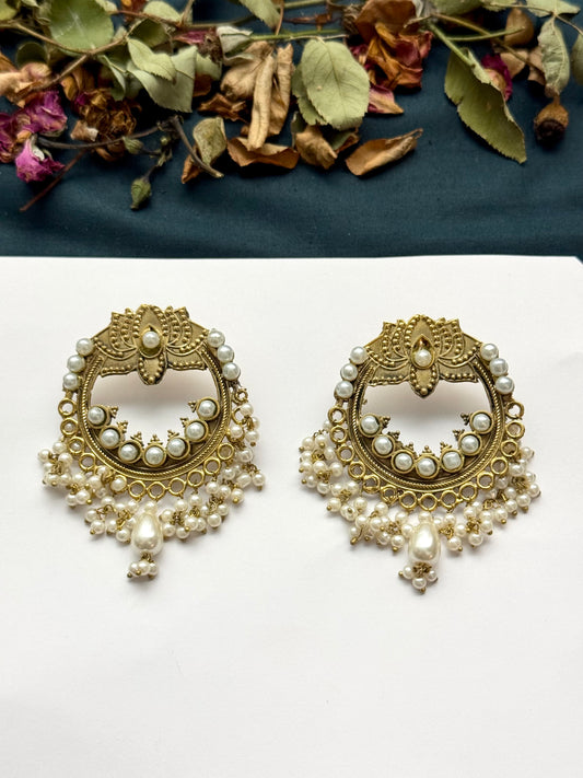 Tribal Lotus Earrings