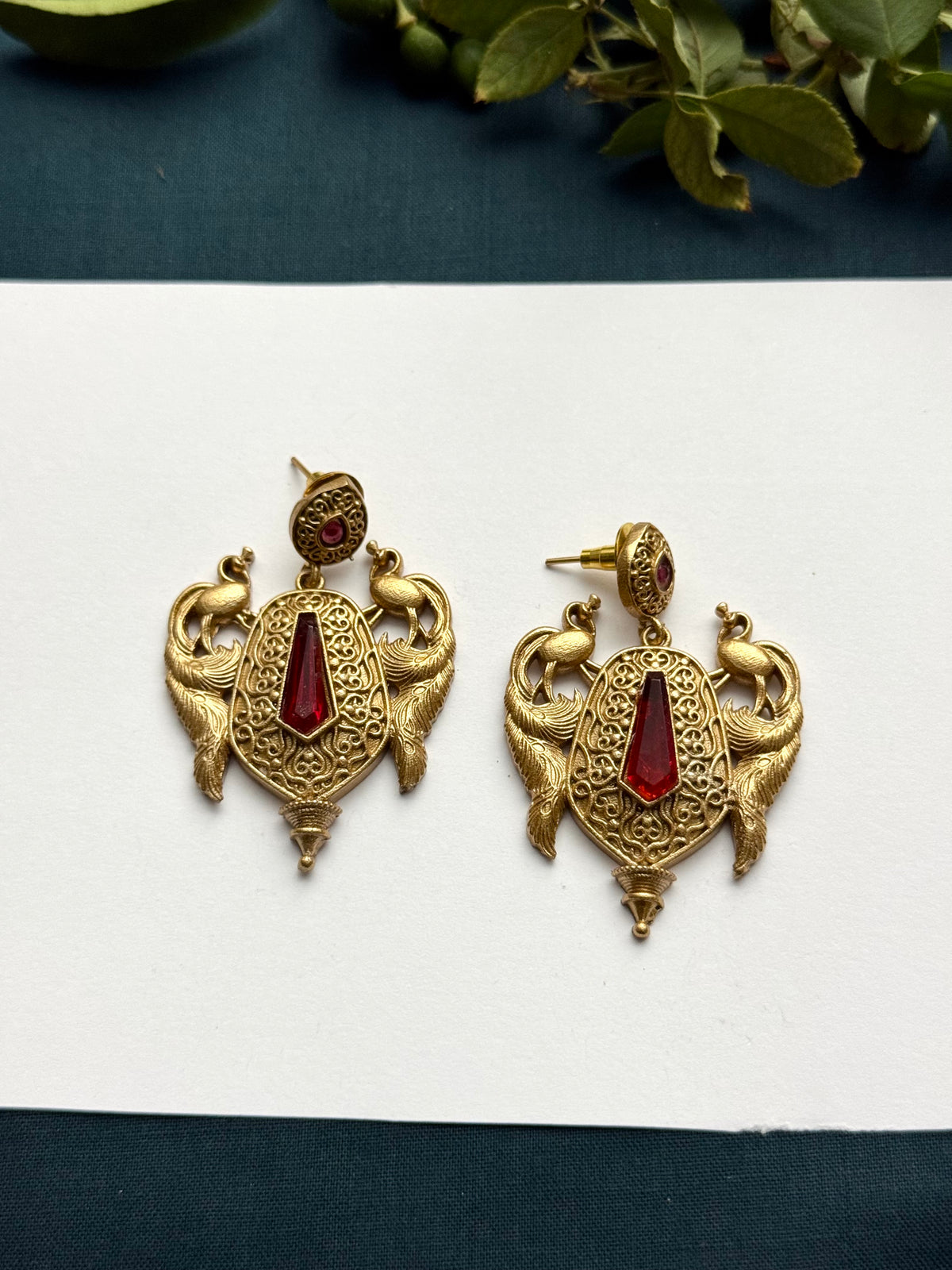 Premium Brass made oxidised Earrings