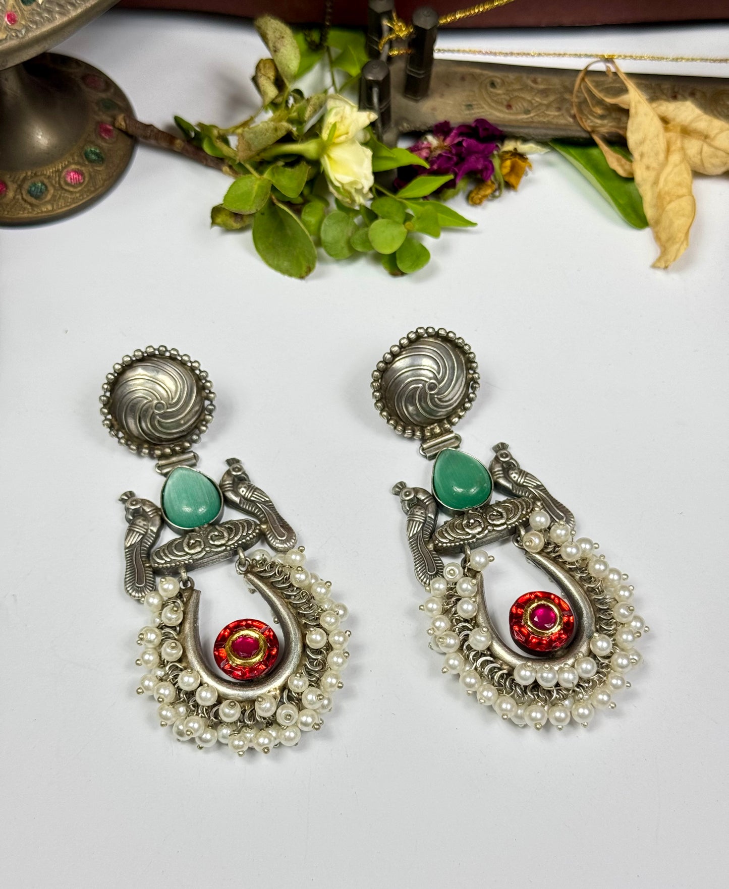 Premium Oxidised Layla Earrings