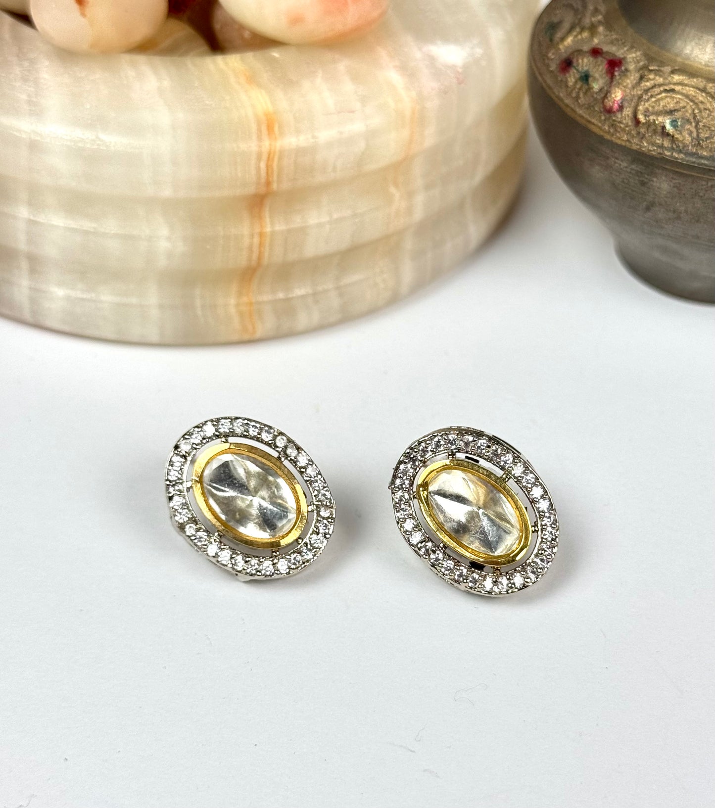 Imported Kundn Zircon Tops