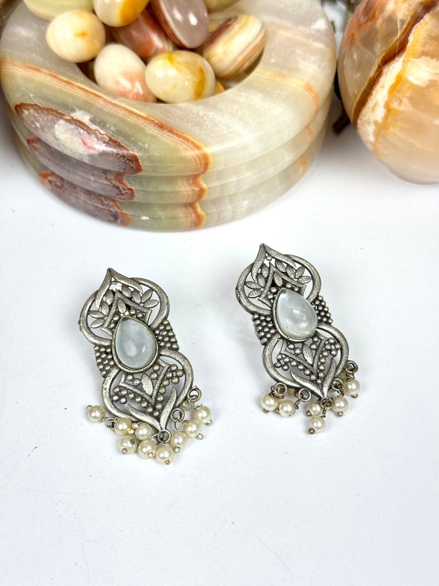 Premium Brass made Oxidised Earrings