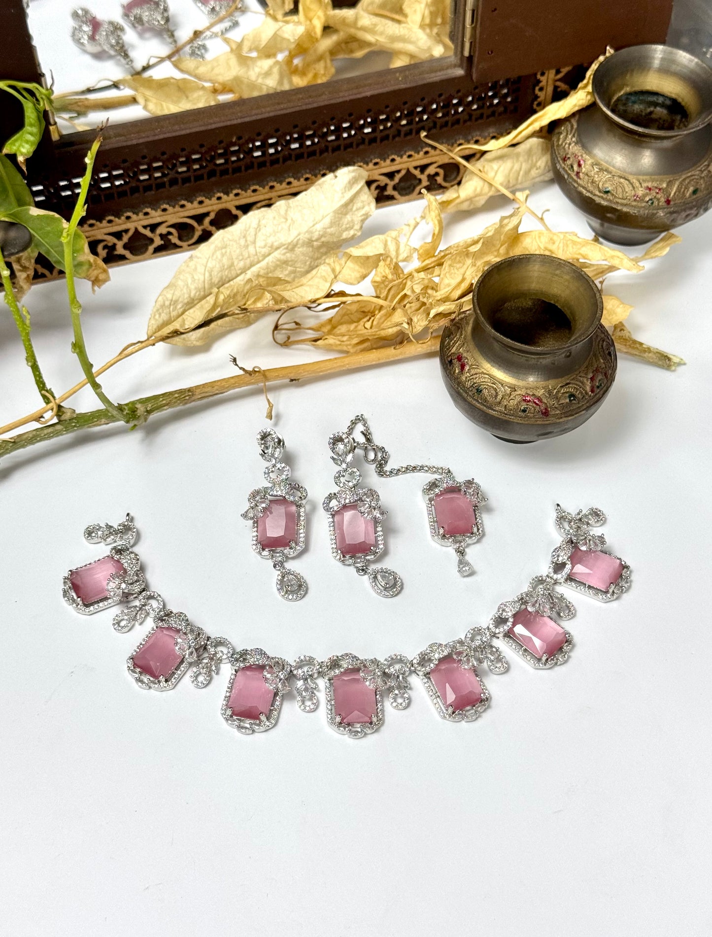 American Diamond 1 karat set