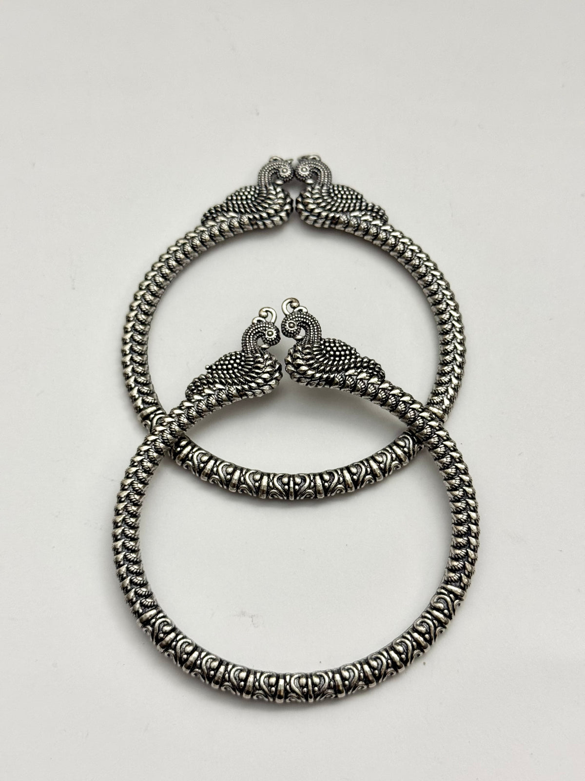 Oxidised Bird Bangle pair 1650