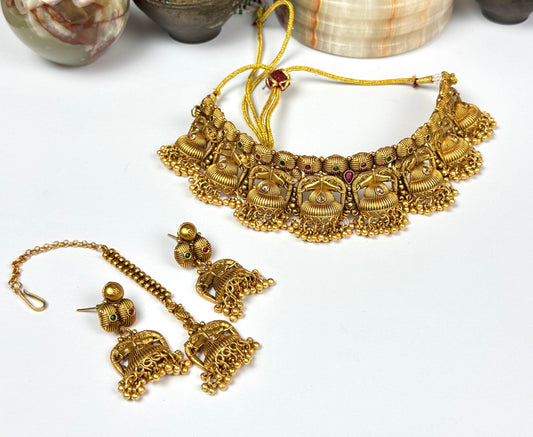 Rajwadi Choker set