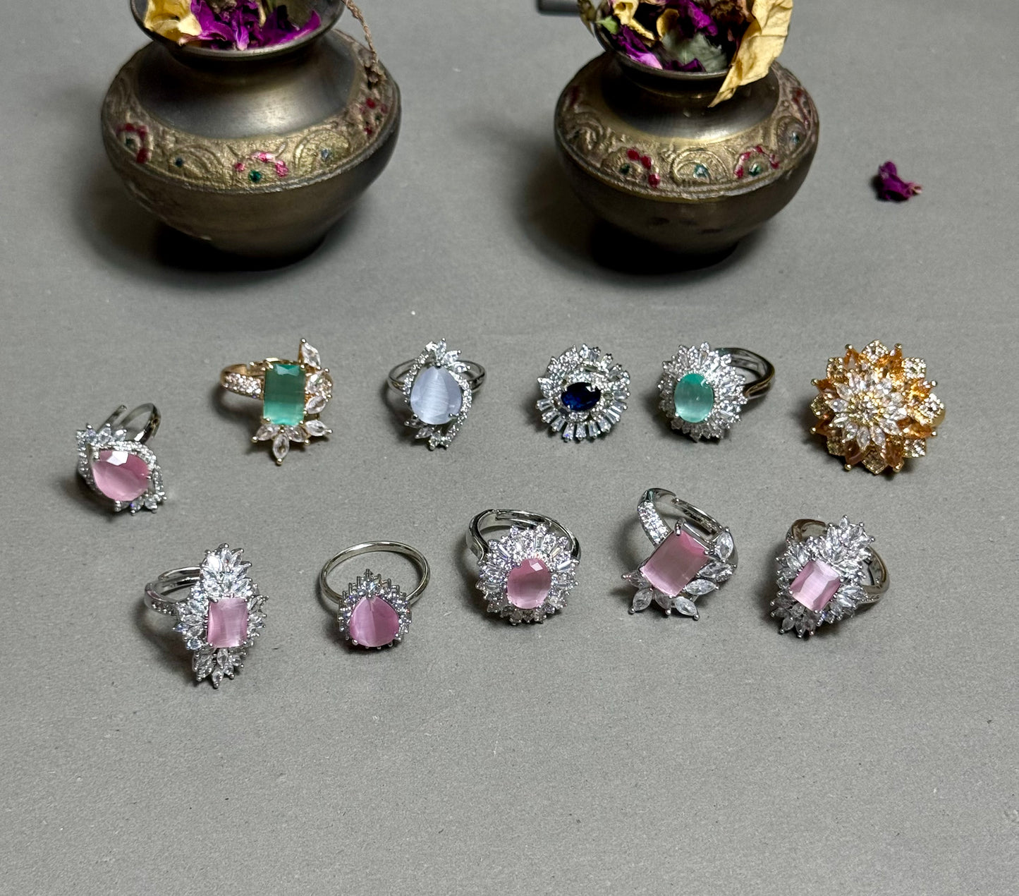 American Diamond 1 karat Rings