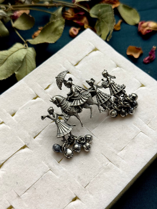 Premium Oxidised Brass Made Adjustable Ring