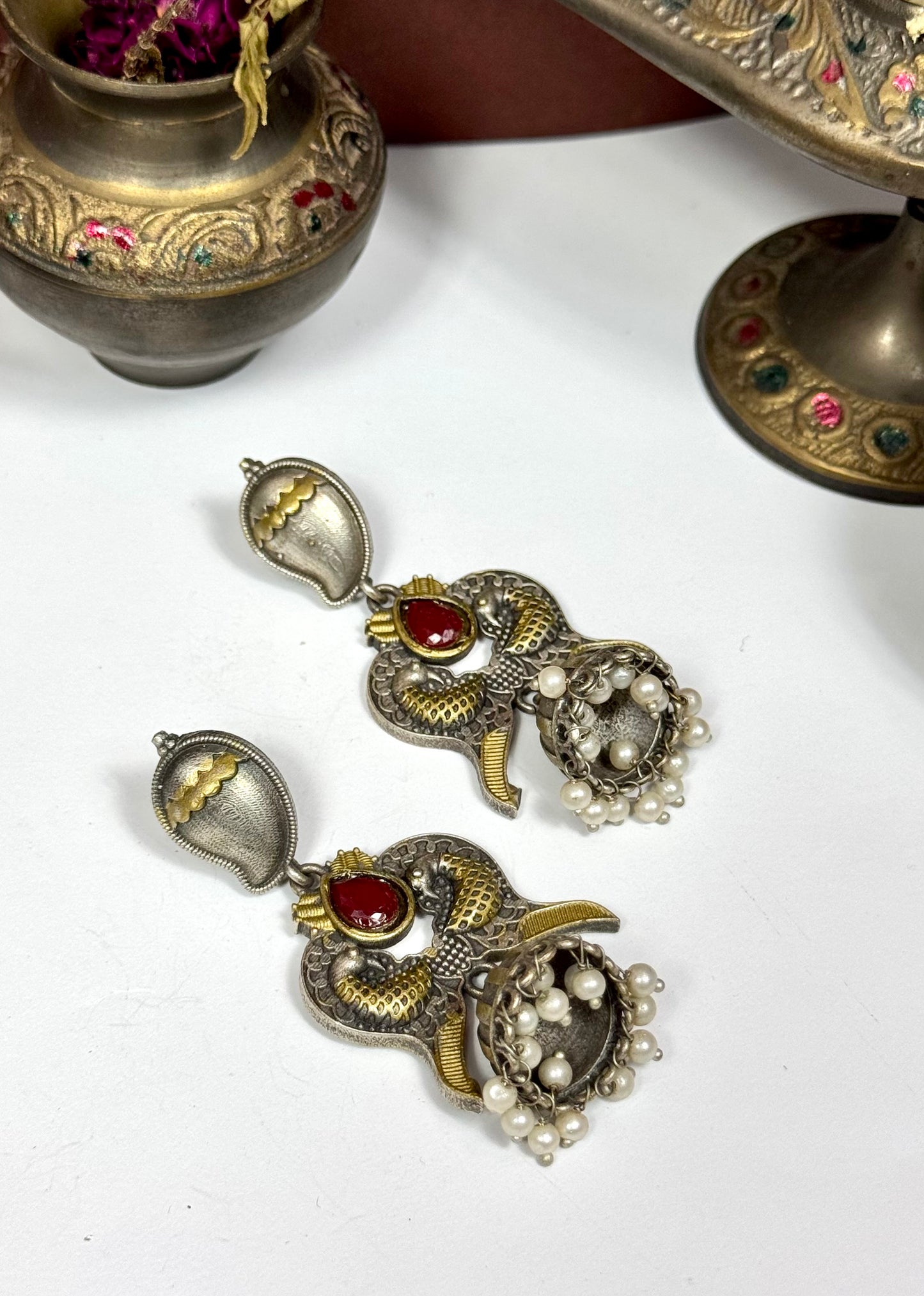 Premium Brass kashaf jhumka