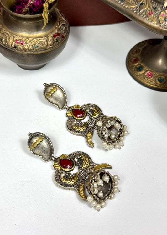 Premium Brass kashaf jhumka