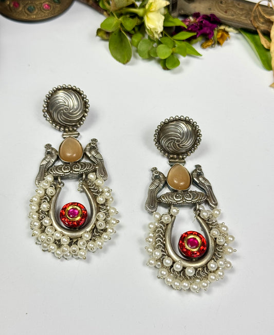 Premium Oxidised Layla Earrings