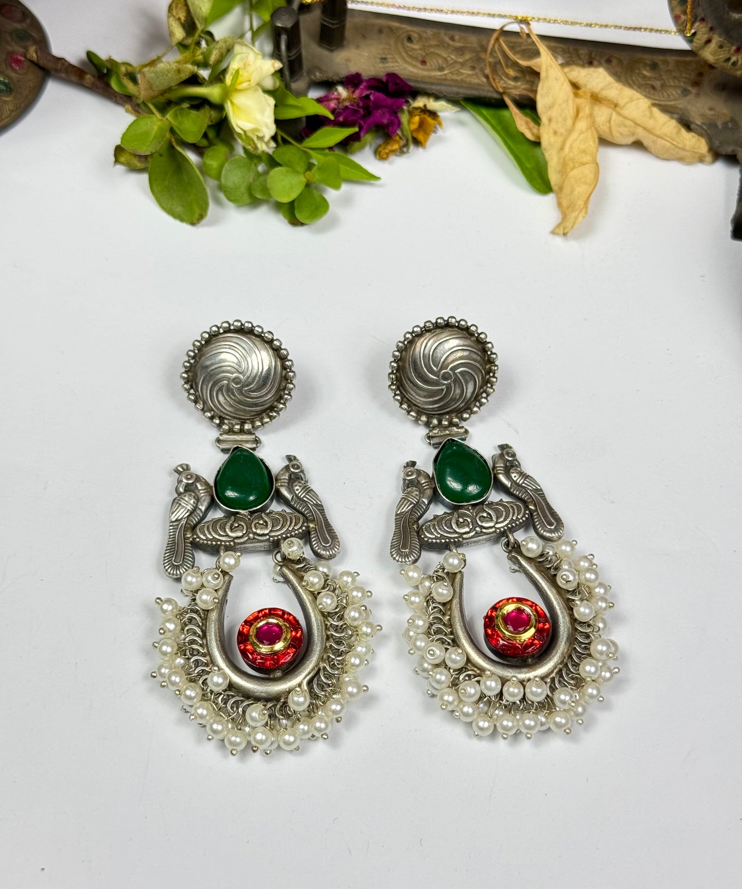 Premium Oxidised Layla Earrings