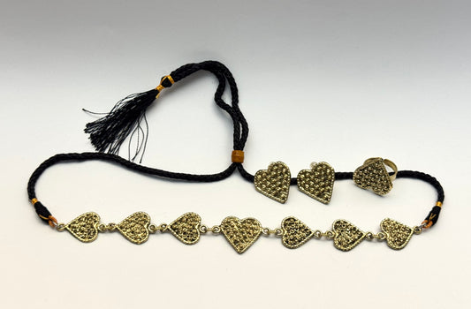 Tribal Heart combo Choker set