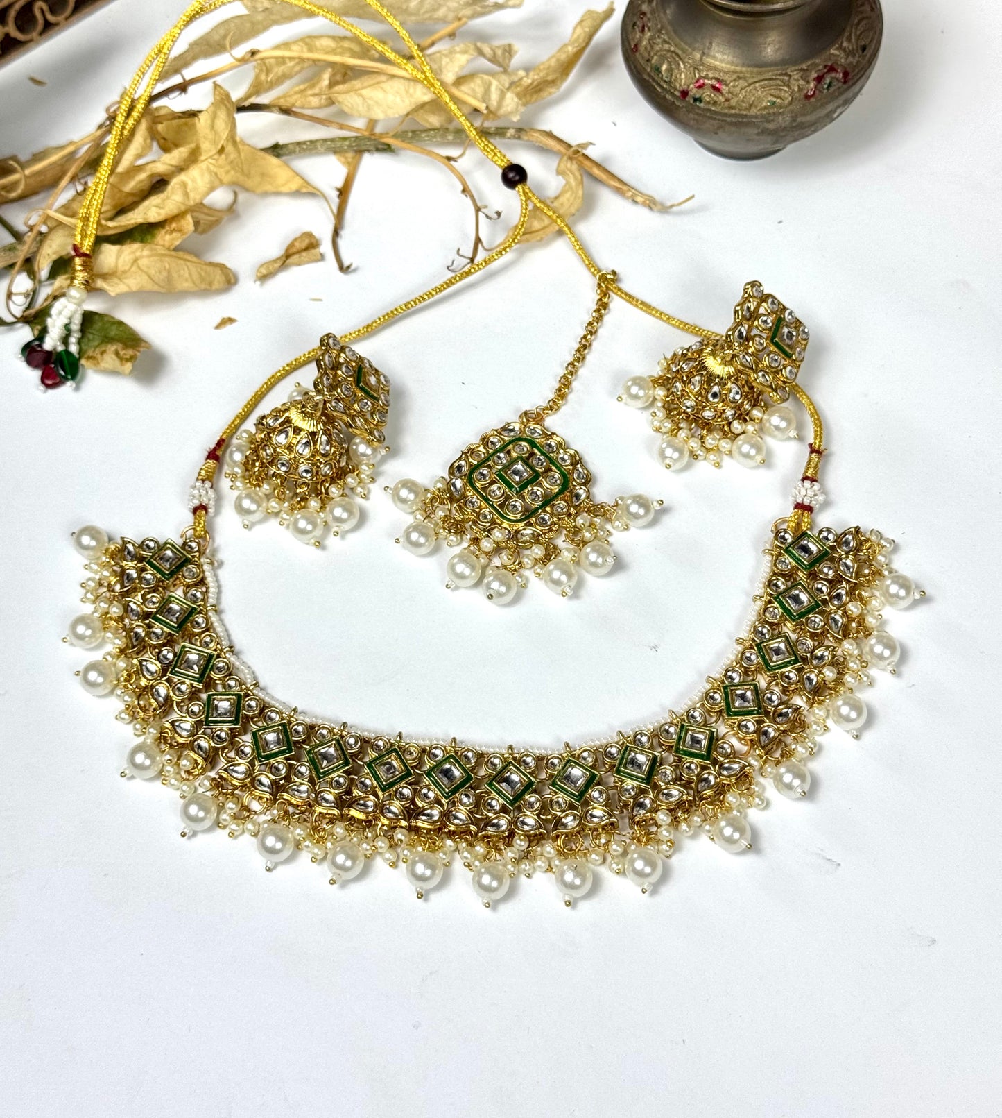 Imported Kundn Necklace Set