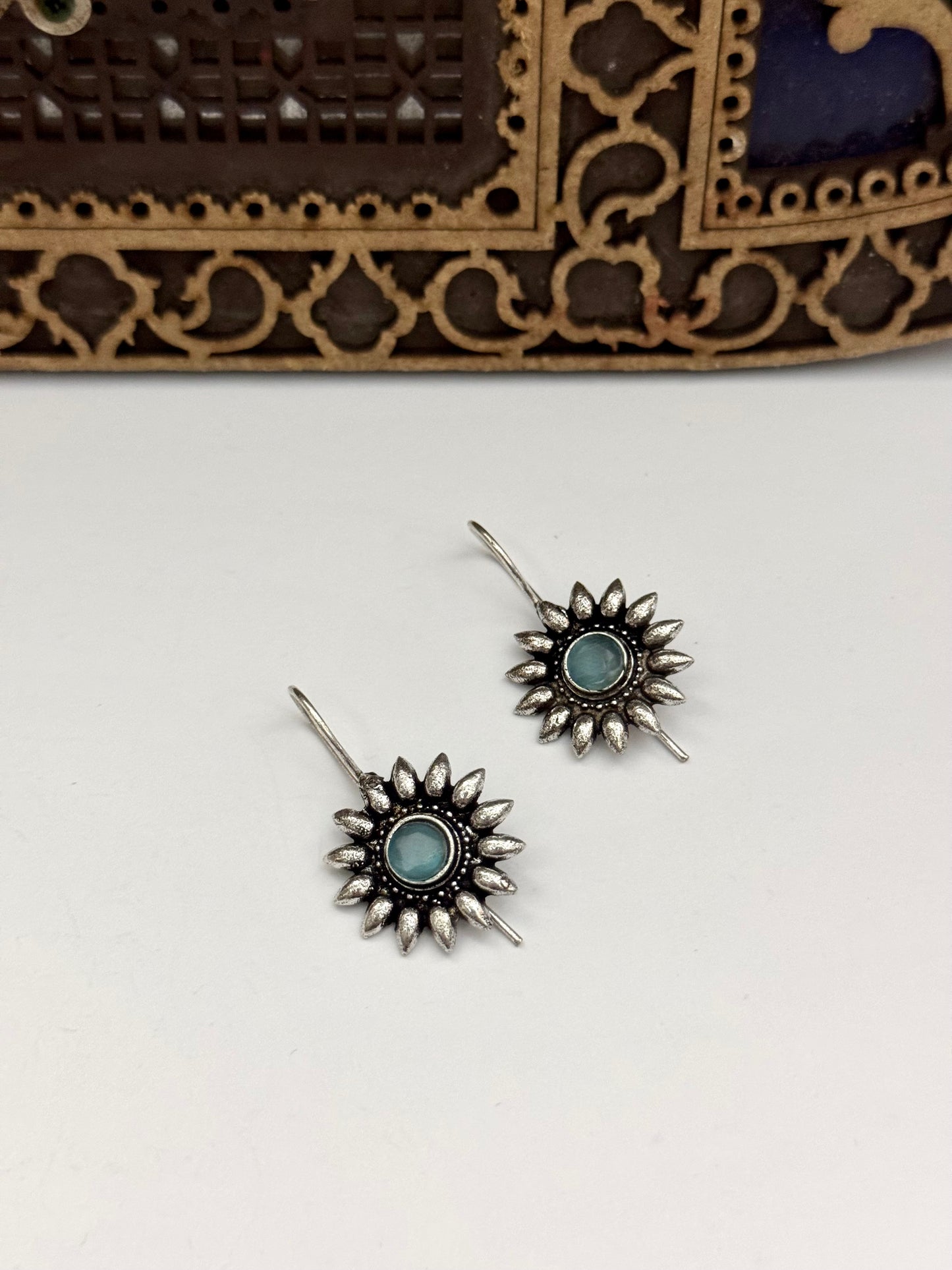 Premium oxidised Brass made Earrings