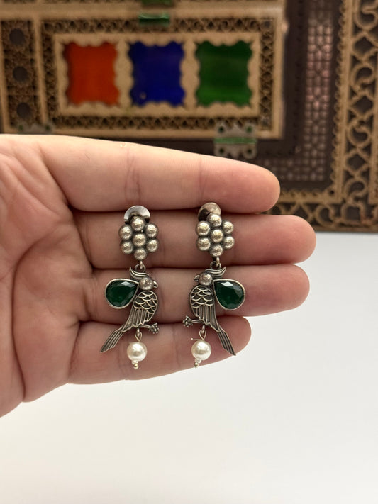 Premium Brass made oxidised Earrings