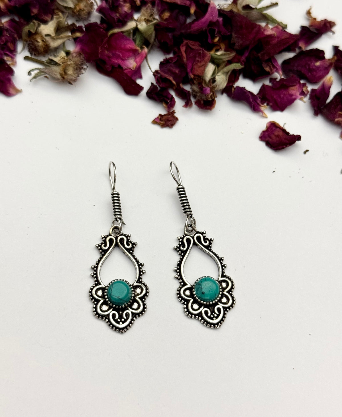 Premium brass made Oxidised Mini Earrings