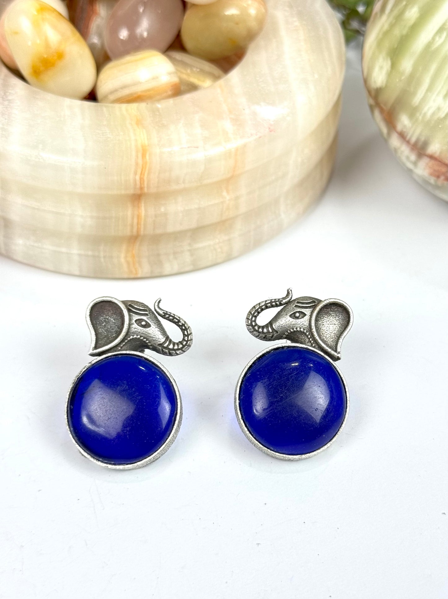 Premium Oxidised Brass Made Earrings