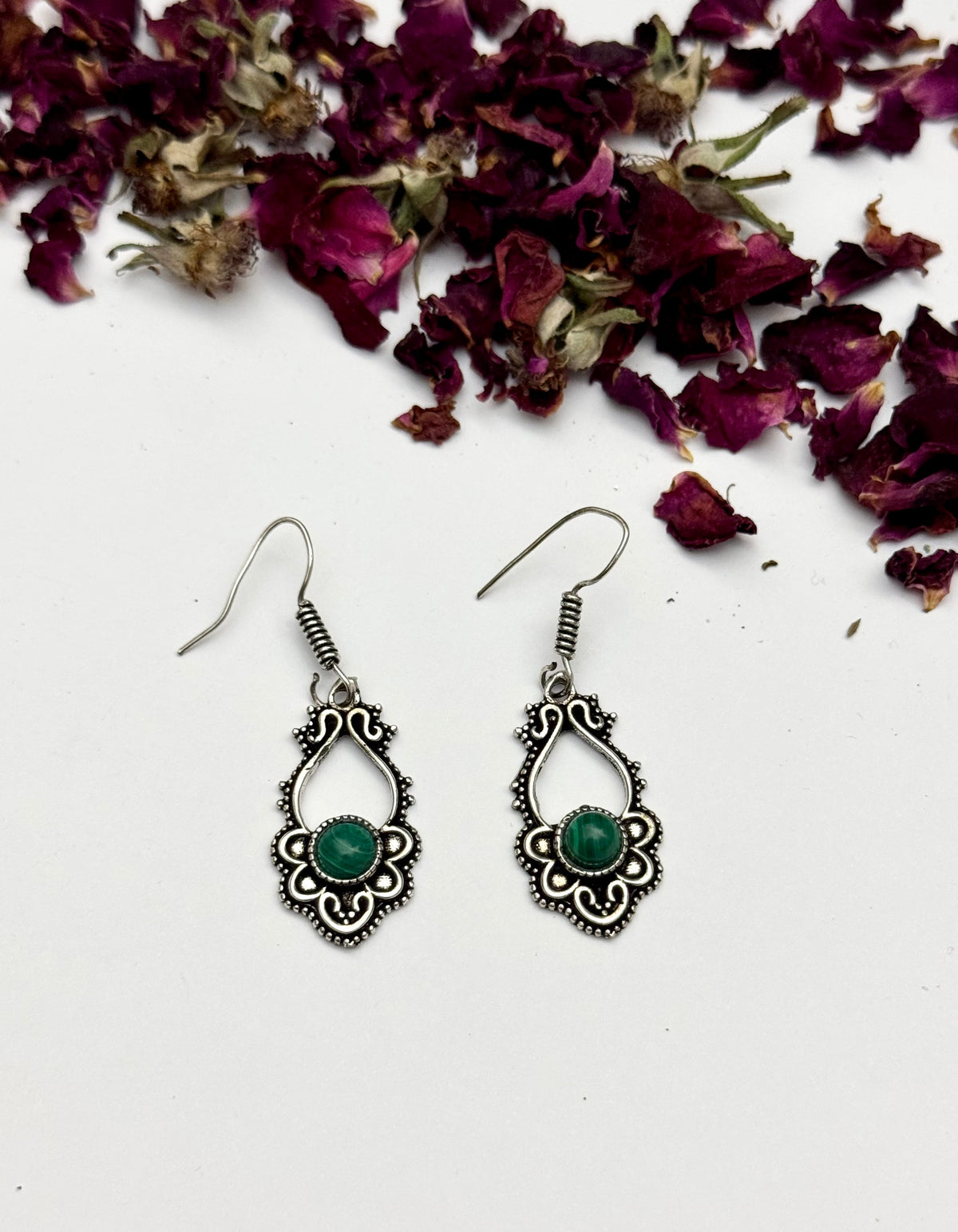 Premium brass made Oxidised Mini Earrings