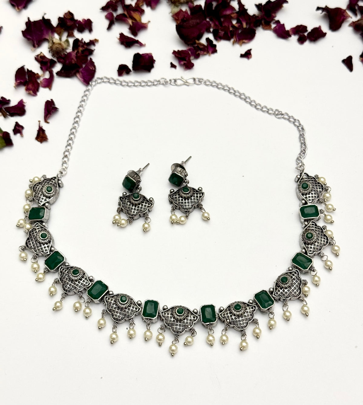 Premium oxidised Necklace set