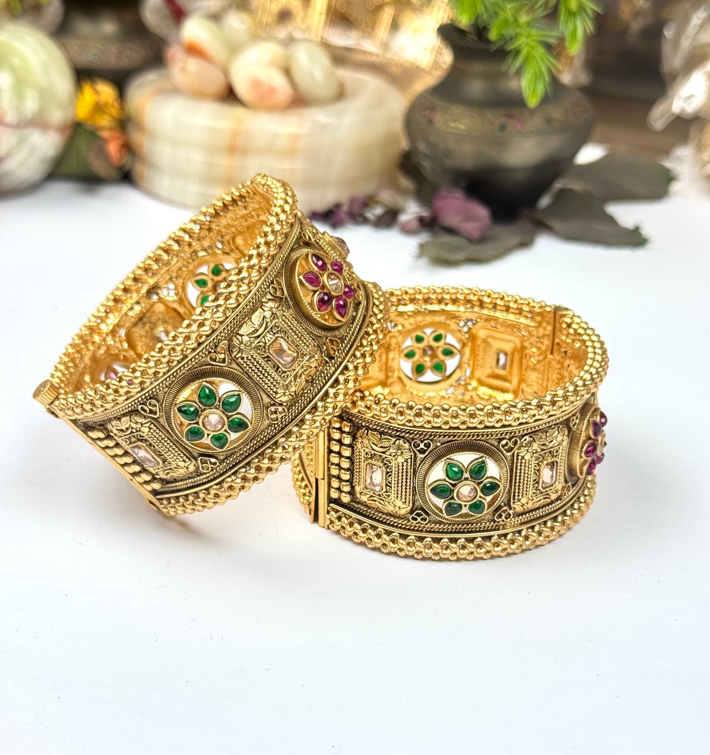 Rajwadi openable Bangles Pair