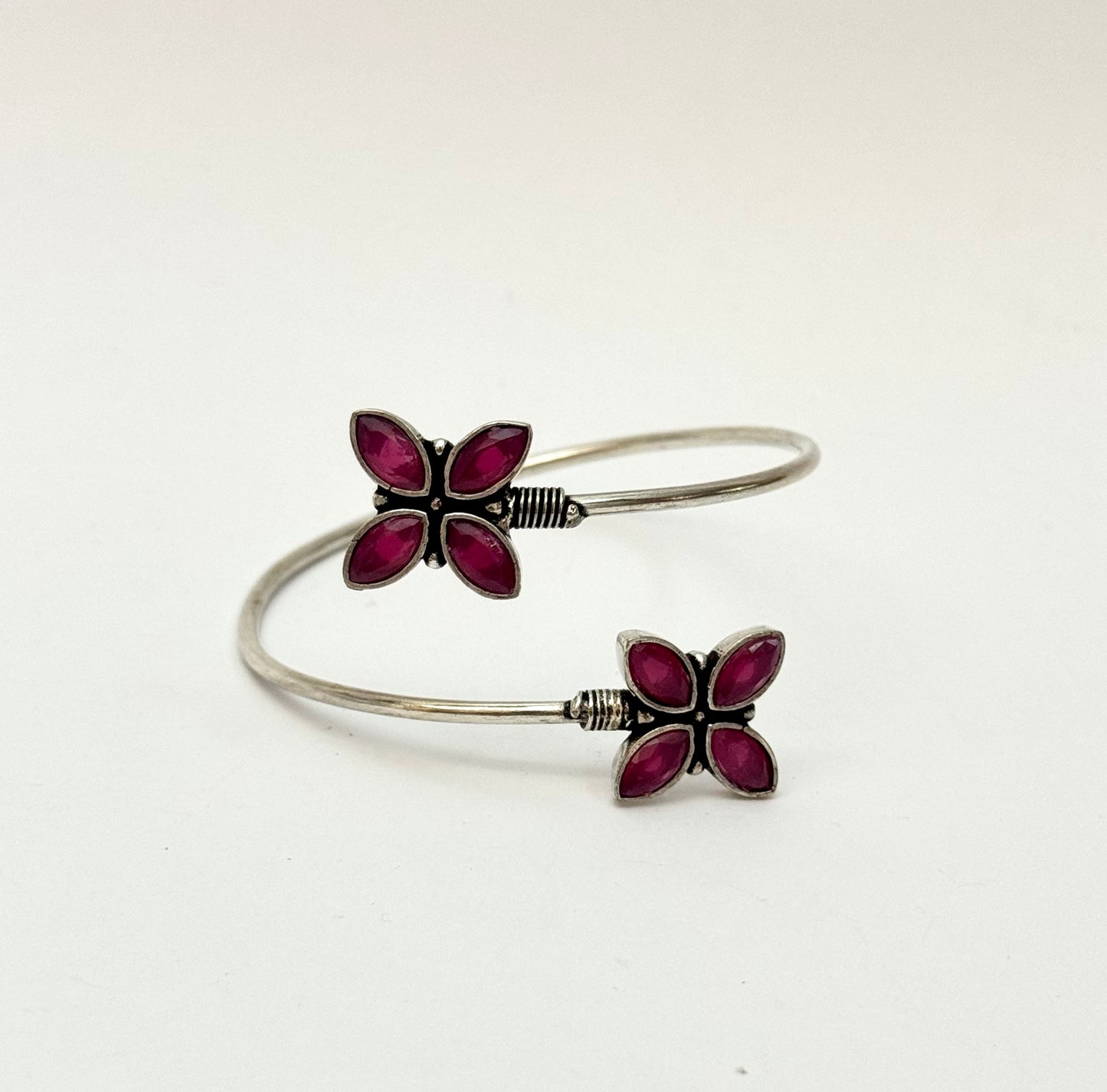 Oxidised openable Bangle