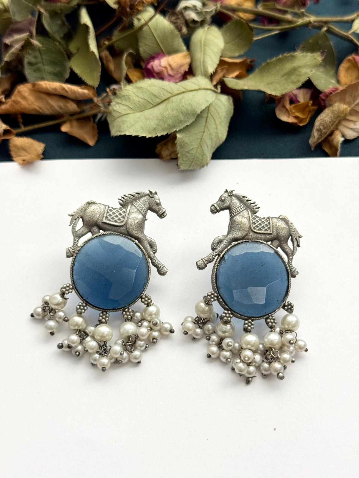Premium brass made Oxidised Earrings