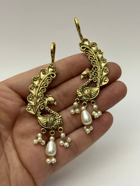 Tribal Bird Earcufs