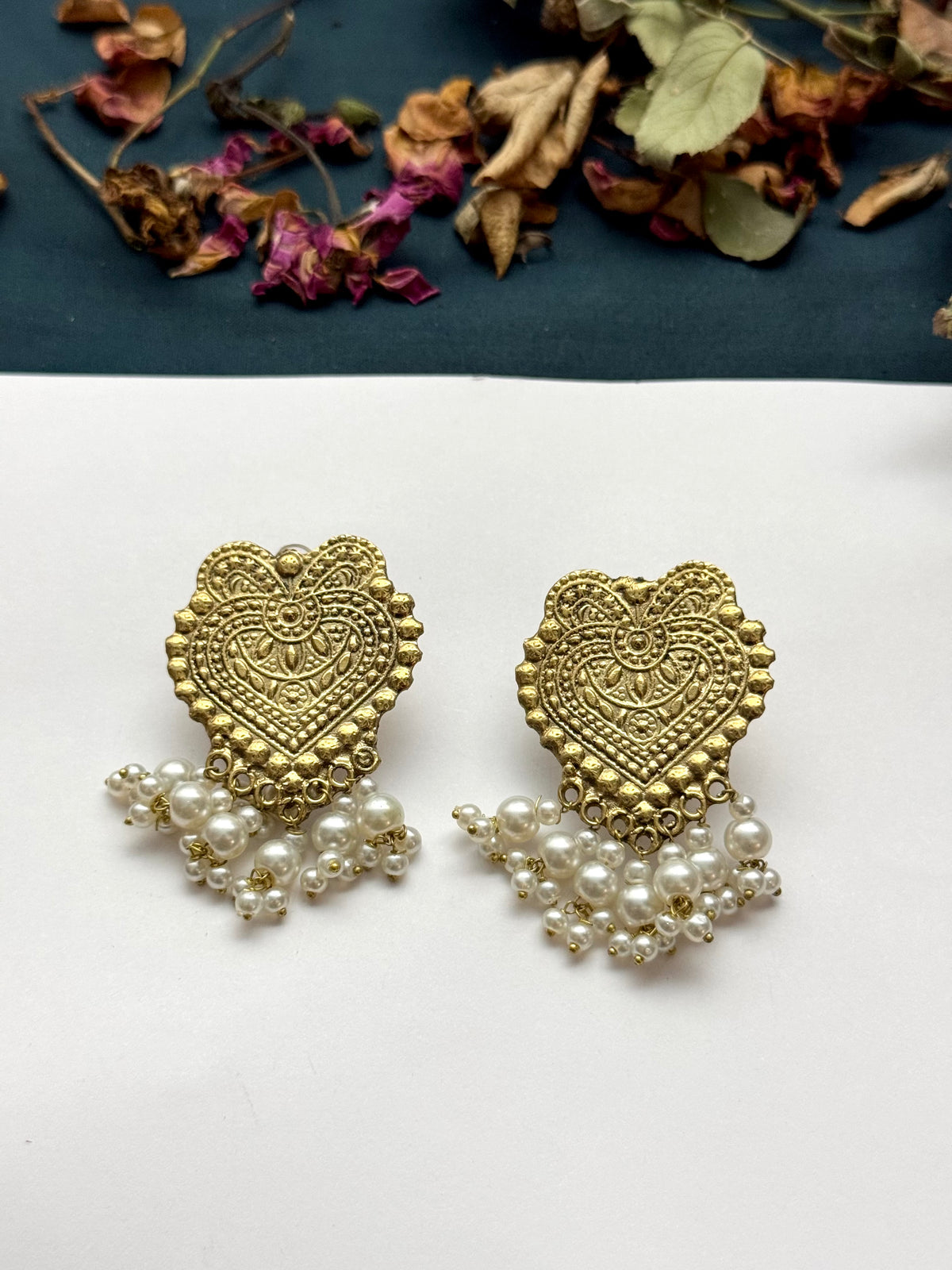 Boho Tribal Statement Earrings | Antique Finish Ethnic Drop Earrings for Women