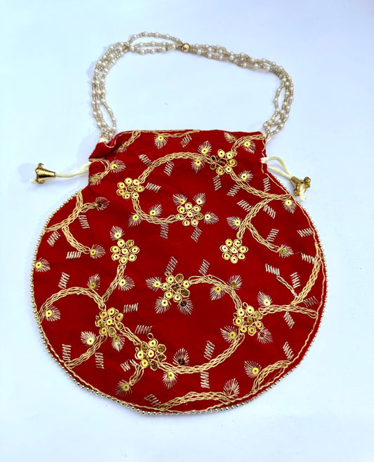 Velvet imported potli bag
