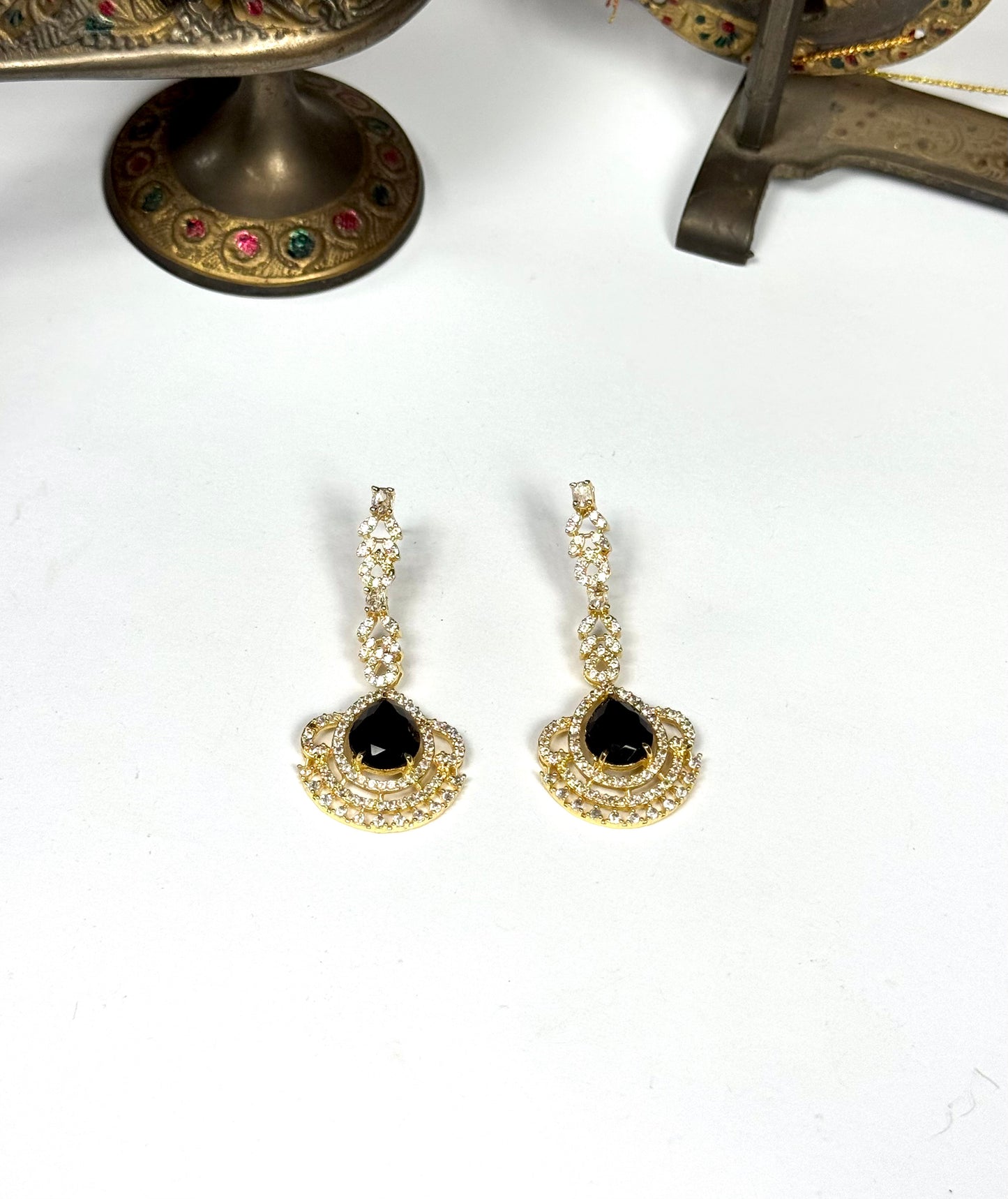 American Diamond 1 karat Earrings