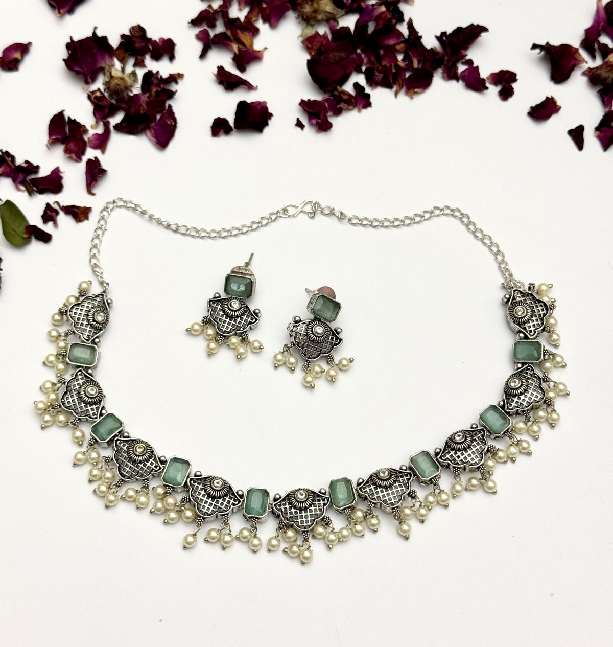 Premium oxidised Necklace set