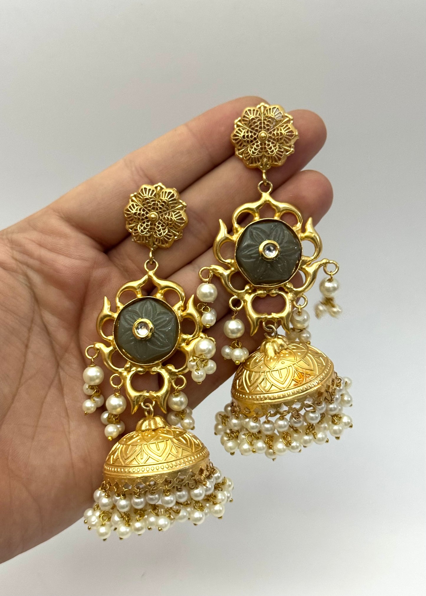 Premium Brass Musarrat Jhumka