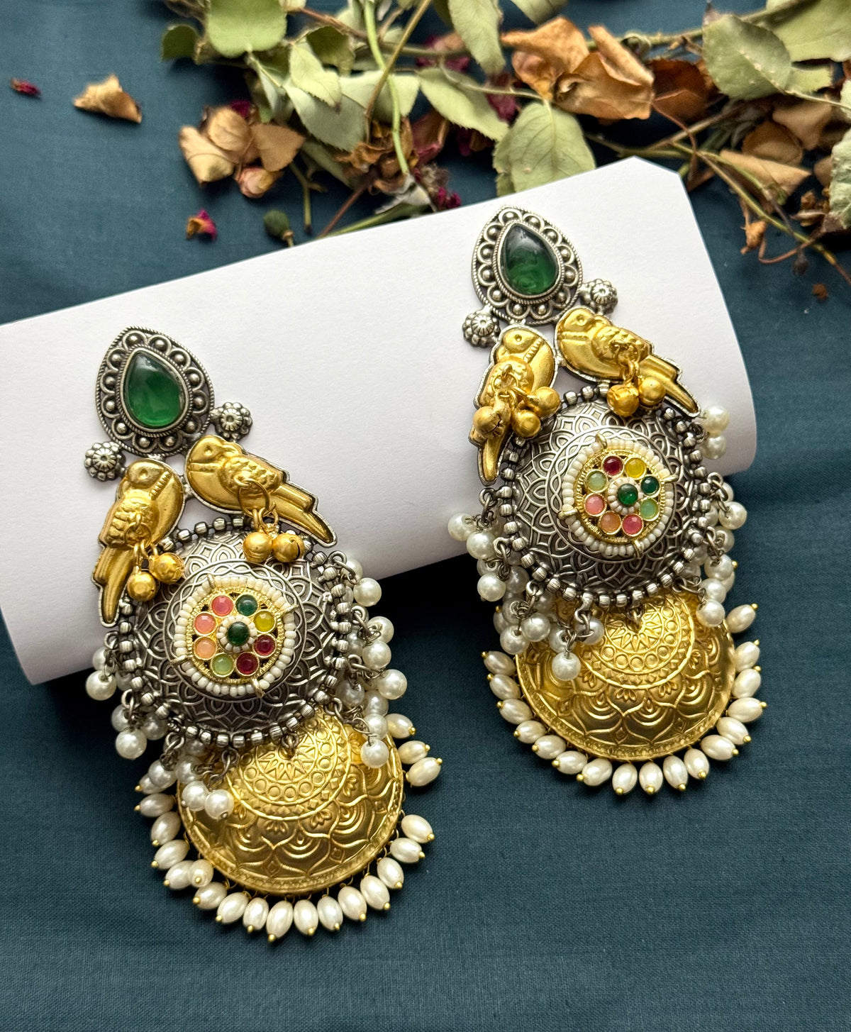 Premium Oxidised Alizeh Full size Jhumka