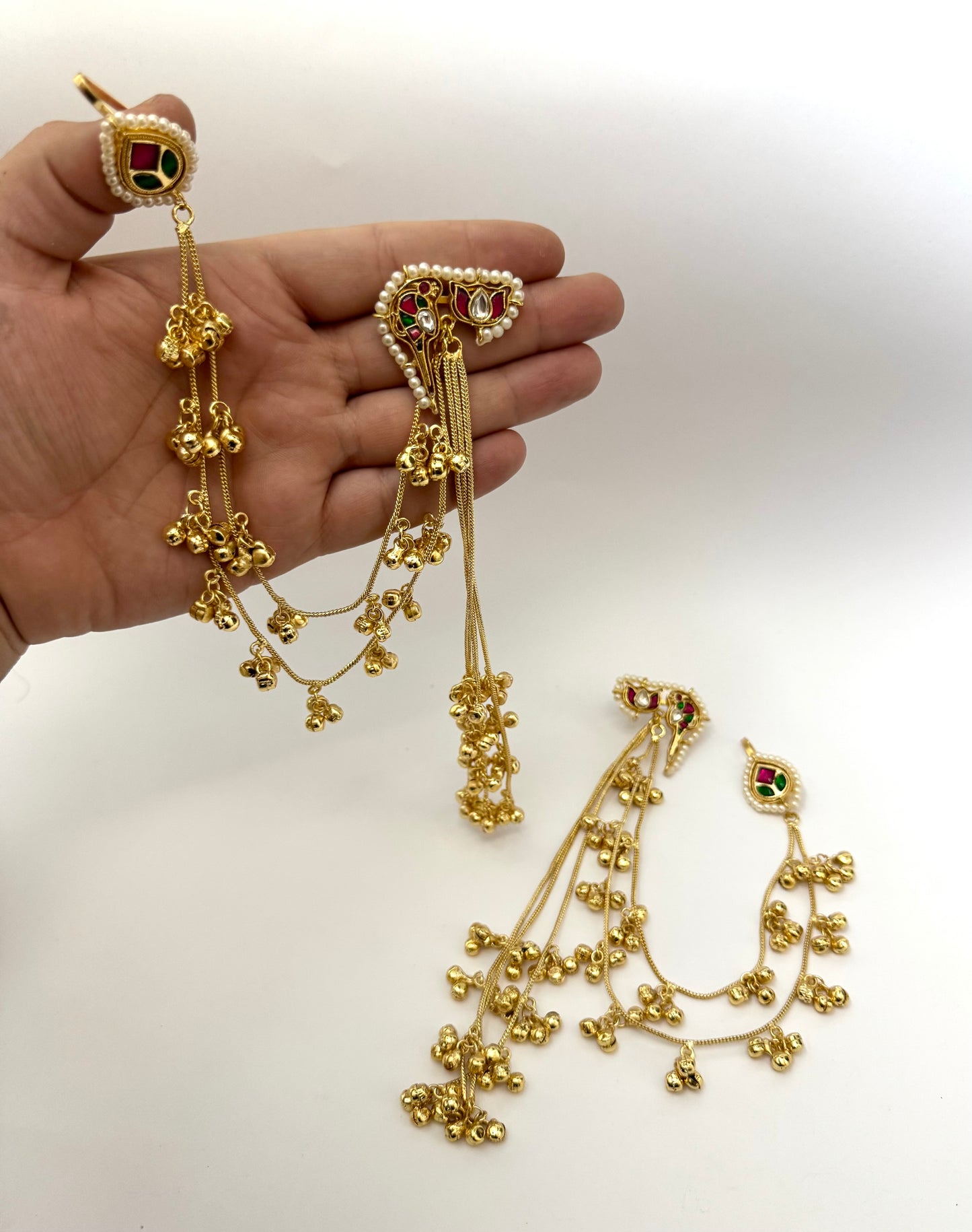 Premium Kasmiri Brass Made Earrings With Sahara