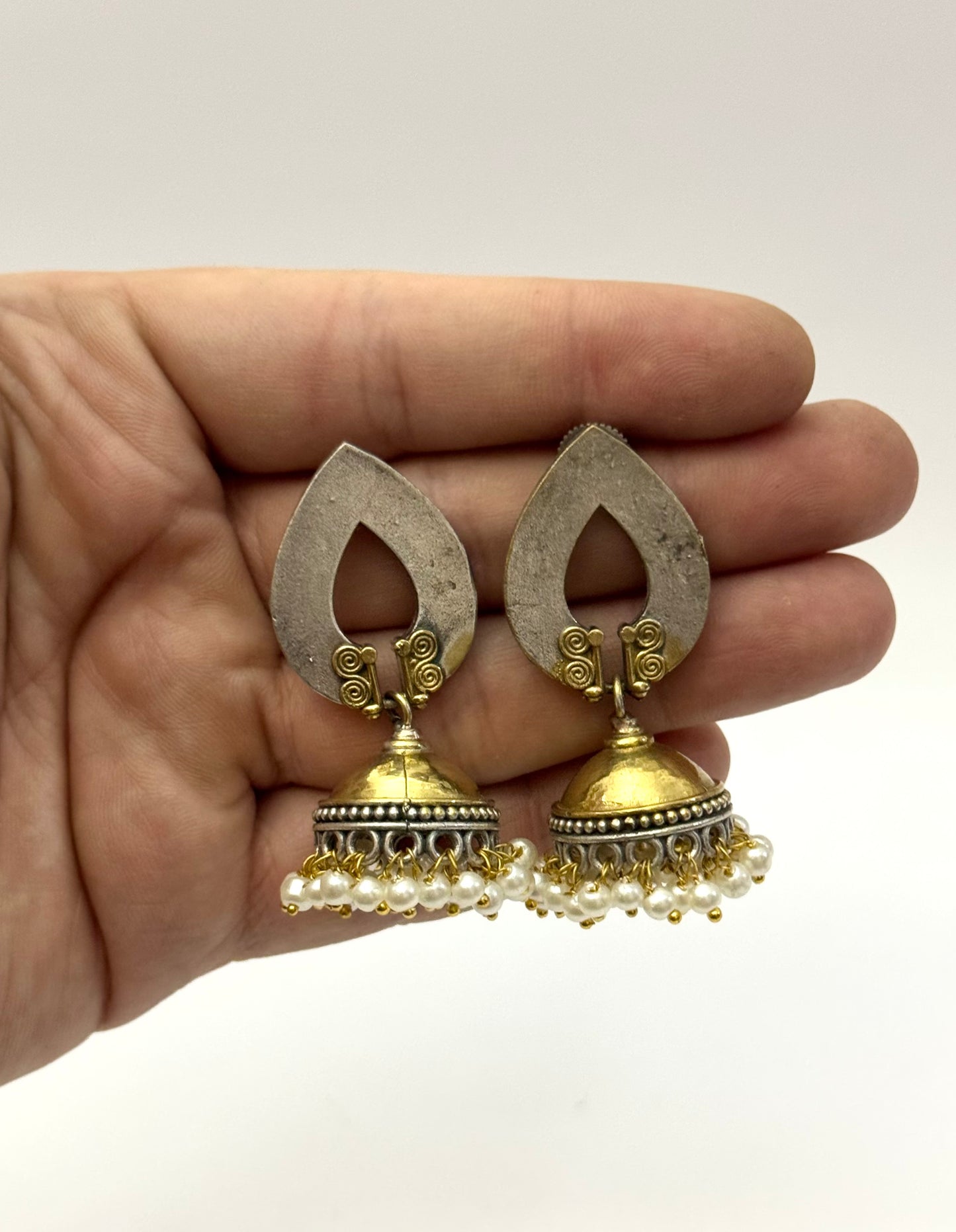 Premium oxidised Brass made Earrings