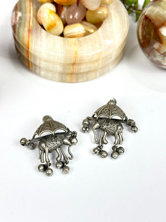 Brass Made premium Oxidised Earrings