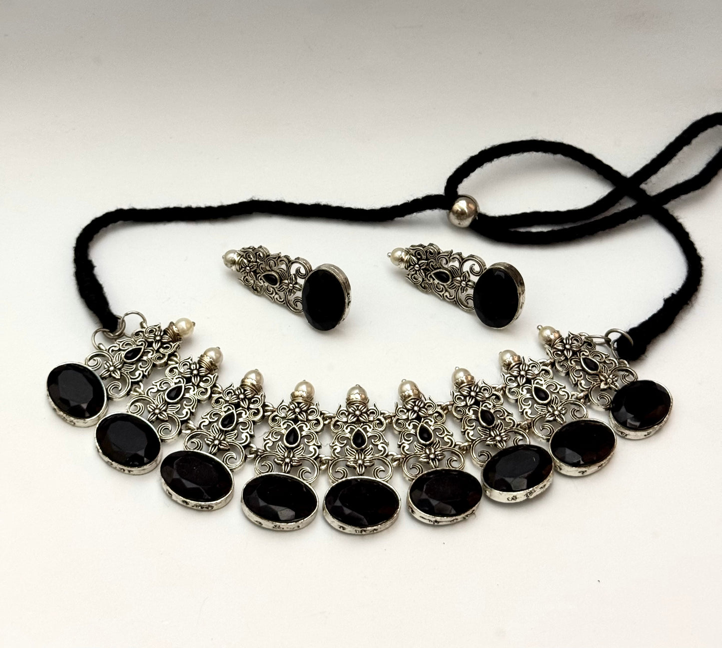 Oxidised Sultana Set