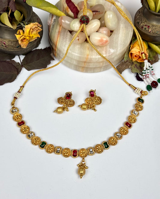Rajwadi Necklace set